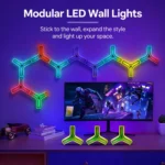 پنل دیواری 10 تکه هوشمند گیمینگ RGB فوتونیکس مدل PX-TUN-03 با اپلیکیشن موبایل و ریموت کنترل - Image 7
