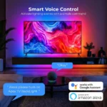 کیت نورپردازی تلویزیون - سینک باکس فوتونیکس مدل PX-Hsync-55 با تکنولوژی Tuya برای سایز 40 تا 85 اینچ با قابلیت اتصال HDMI و سینک با تصویر تلویزیون - Image 5