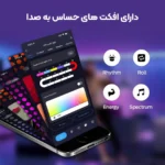 پنل دیواری هوشمند شش ضلعی 20 تکه RGB فوتونیکس مدل PX-HXA-05 با تکنولوژی Tuya اپلیکیشن موبایل و ریموت کنترل - Image 3