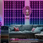 کیت نورپردازی پرده فوتونیکس مدل PX-LPX-01 موزیکال با تکنولوژی Tuya همراه با اپلیکیشن موبایل و ریموت کنترل - تصویر 2