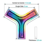 پنل دیواری 10 تکه هوشمند گیمینگ RGB فوتونیکس مدل PX-TUN-03 با اپلیکیشن موبایل و ریموت کنترل - Image 5