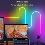 پک کامل ریسه نئون فلکسی 10 متری فول کار RGBIC (آی سی دار) فوتونیکس  مدل PX-NEON-24 با تکنولوژی Tuya - همراه ریموت کنترل و اپلیکیشن موبایل - Image 10